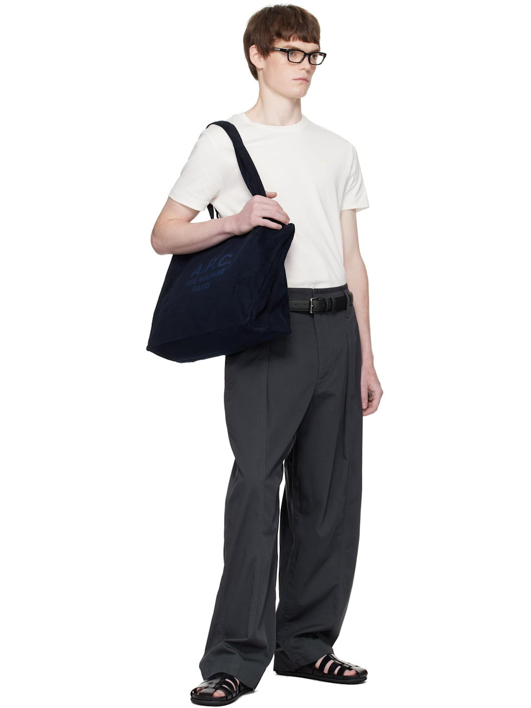 Navy Diane 'Rue Madame' Shopping Tote - 4