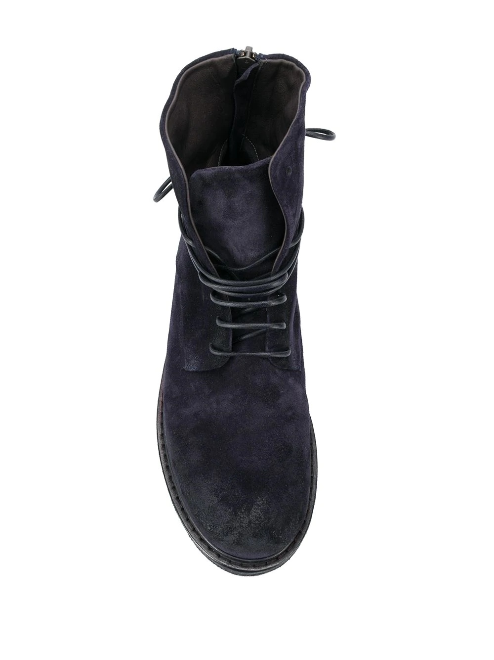 suede ankle boots with lace up detail - 4