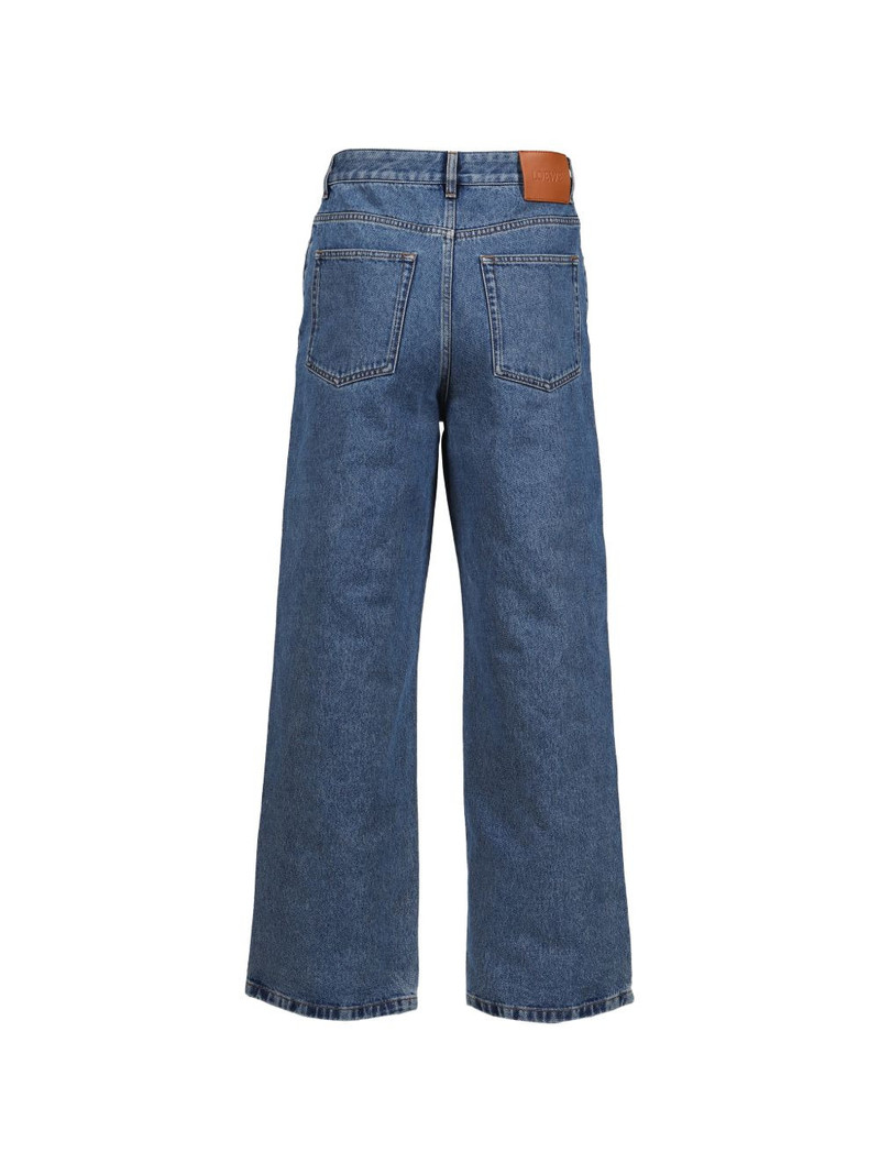 Loewe logo-appliqué jeans outlook