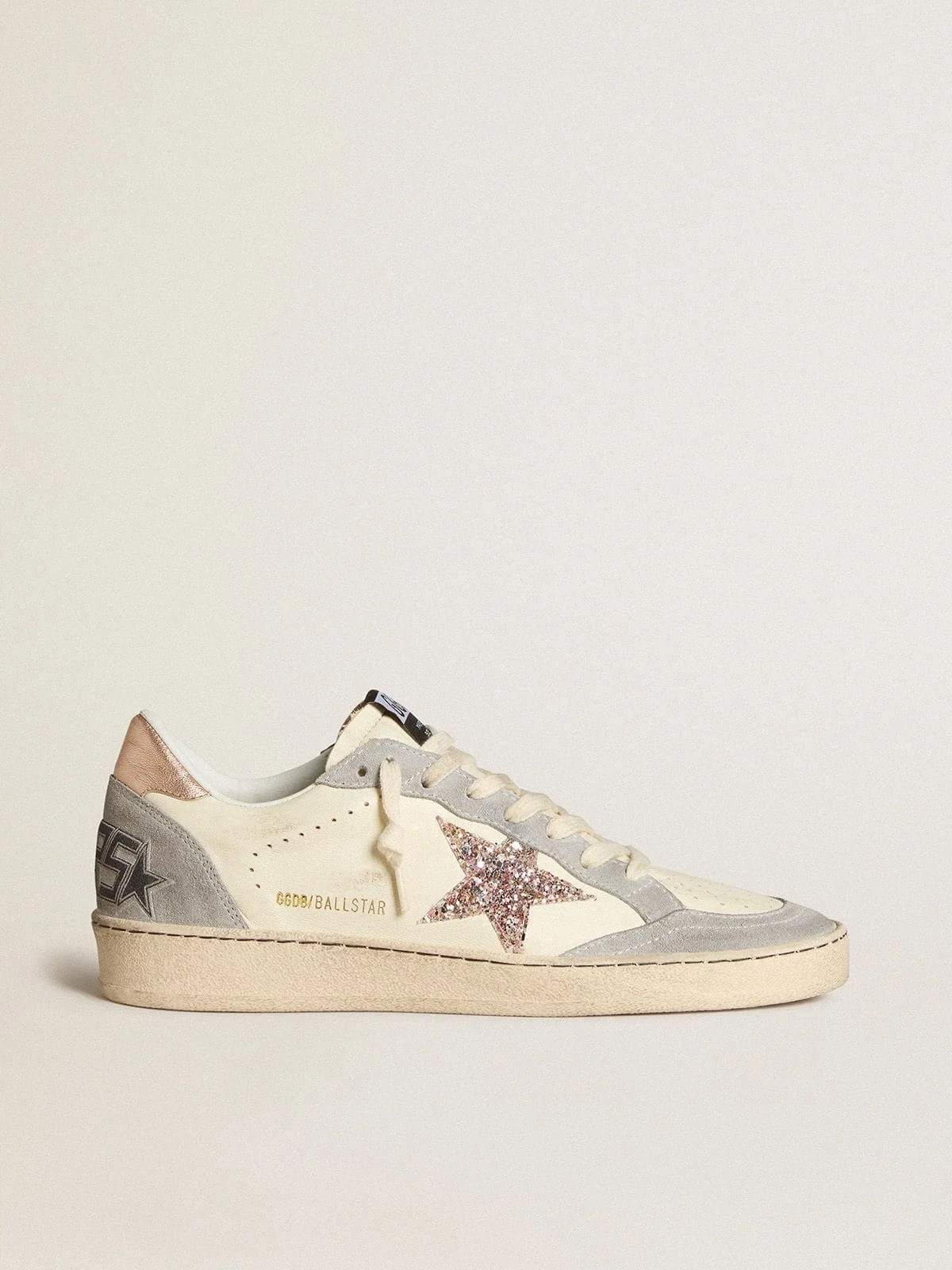 Ball Star in nappa with glitter star and metallic heel tab - 1