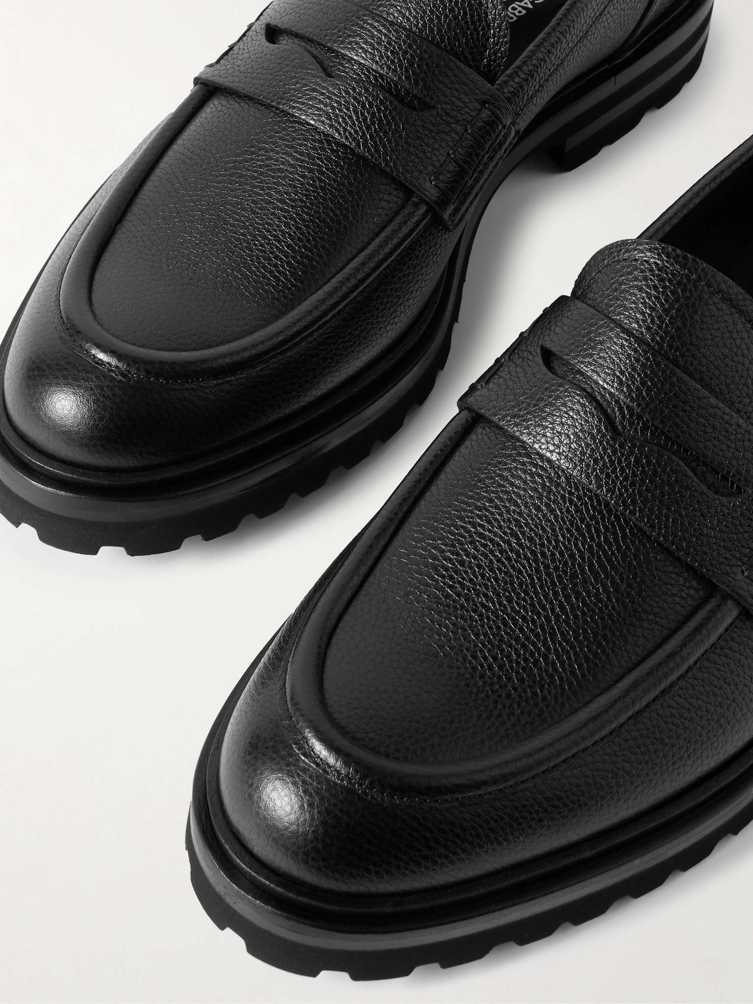 Leather Penny Loafers - 5