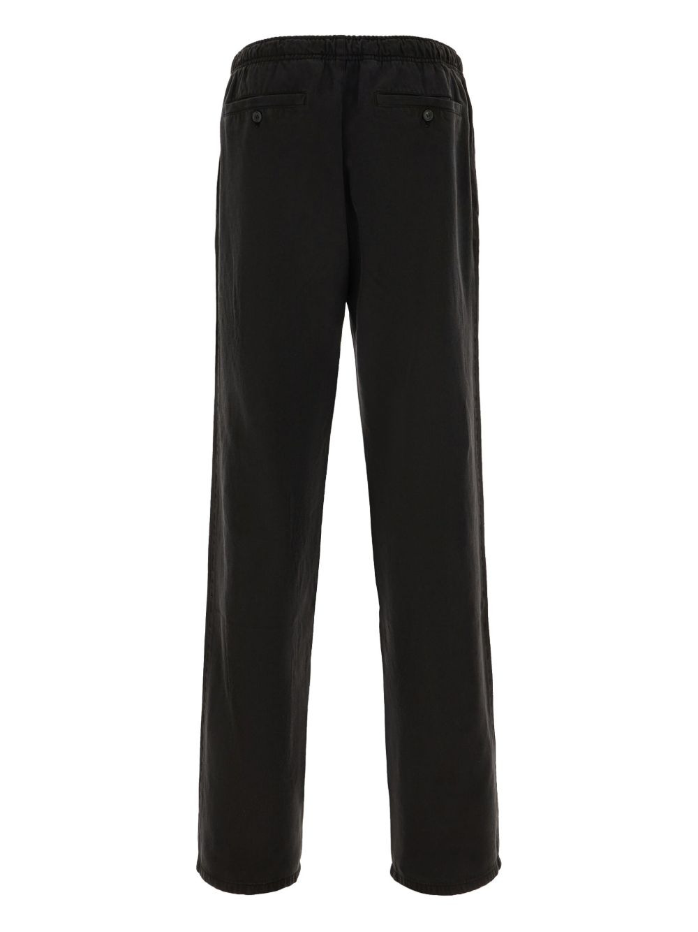 monogram-embroidered straight trousers - 2