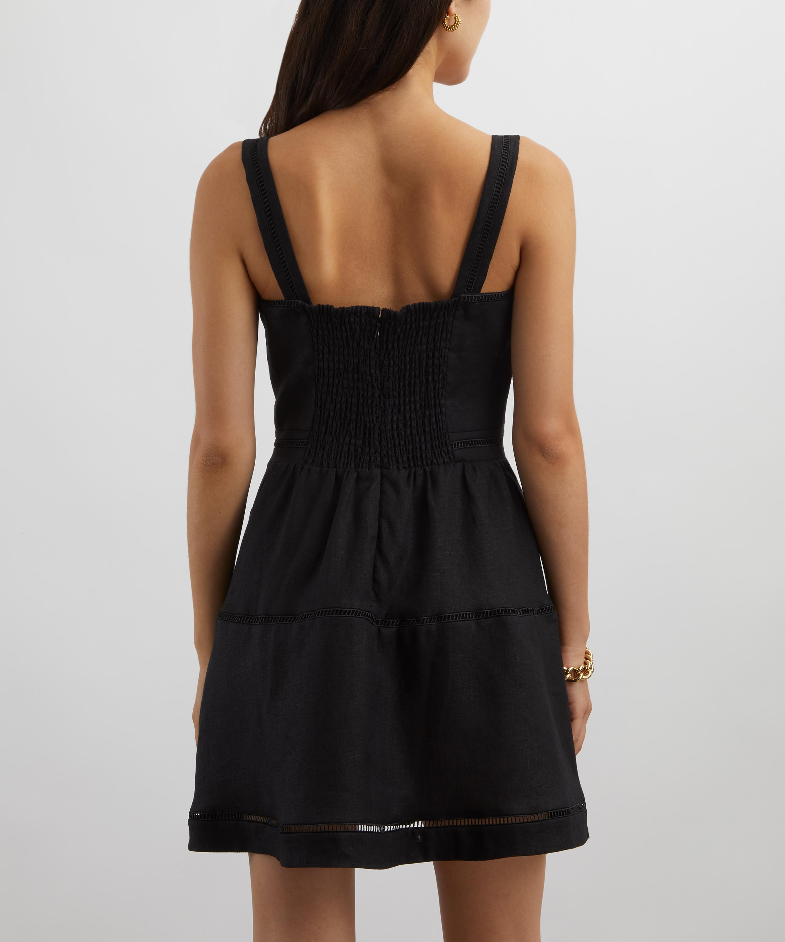 Everett Black Mini Dress - 4