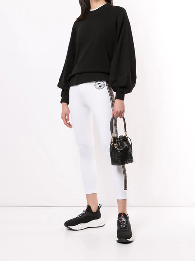 FENDI FF motif track pants outlook