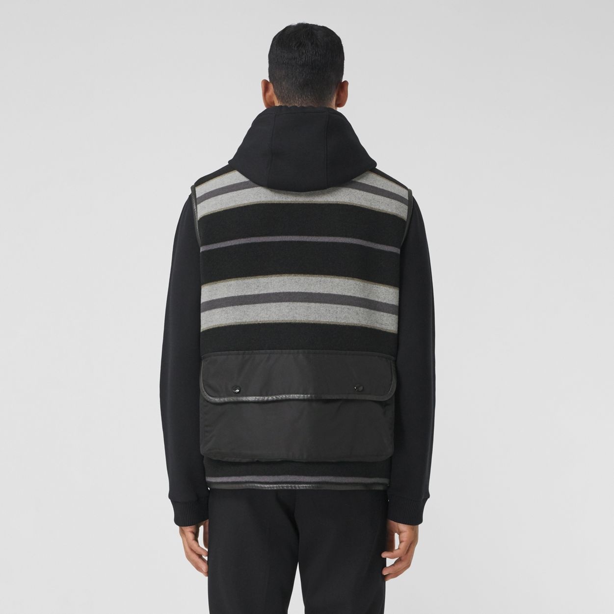Striped Wool Gilet - 4