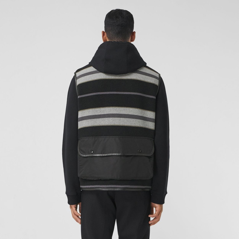 Striped Wool Gilet 4