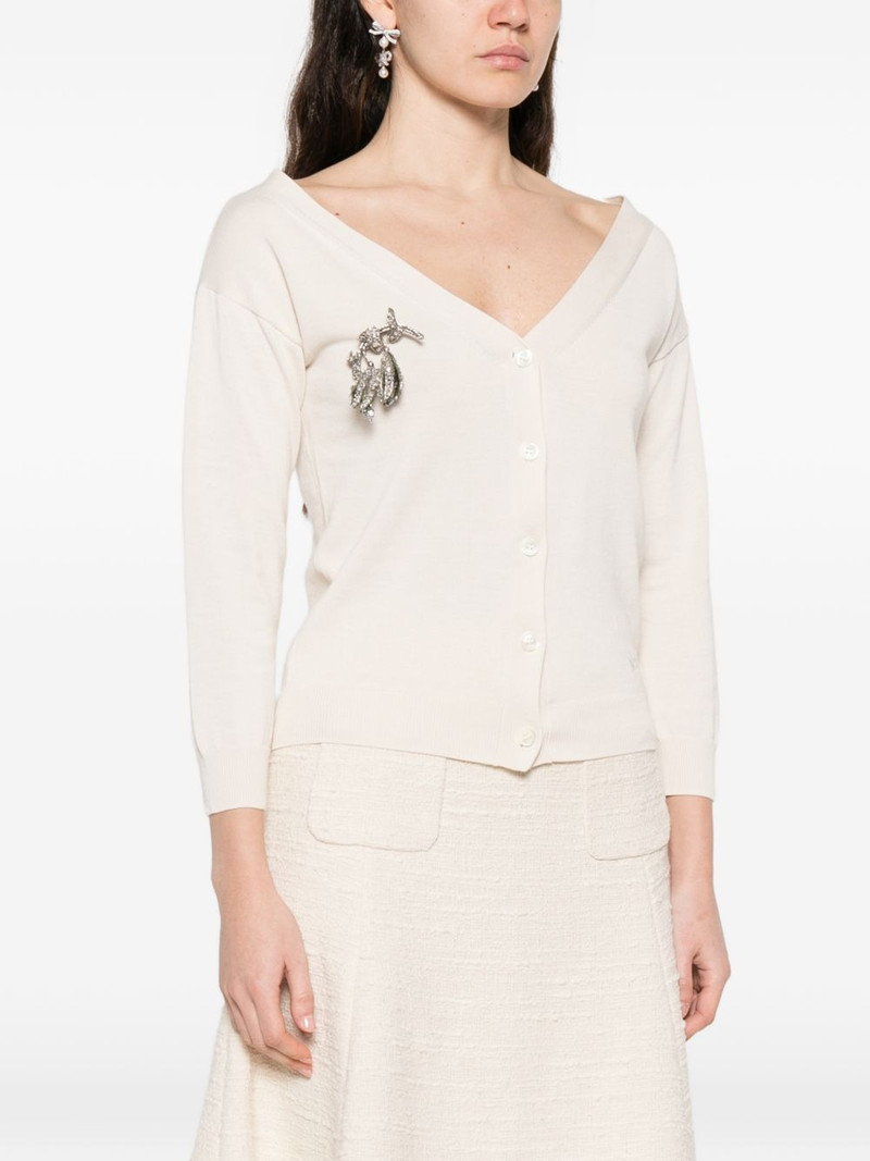 embellished knitted cardigan 3