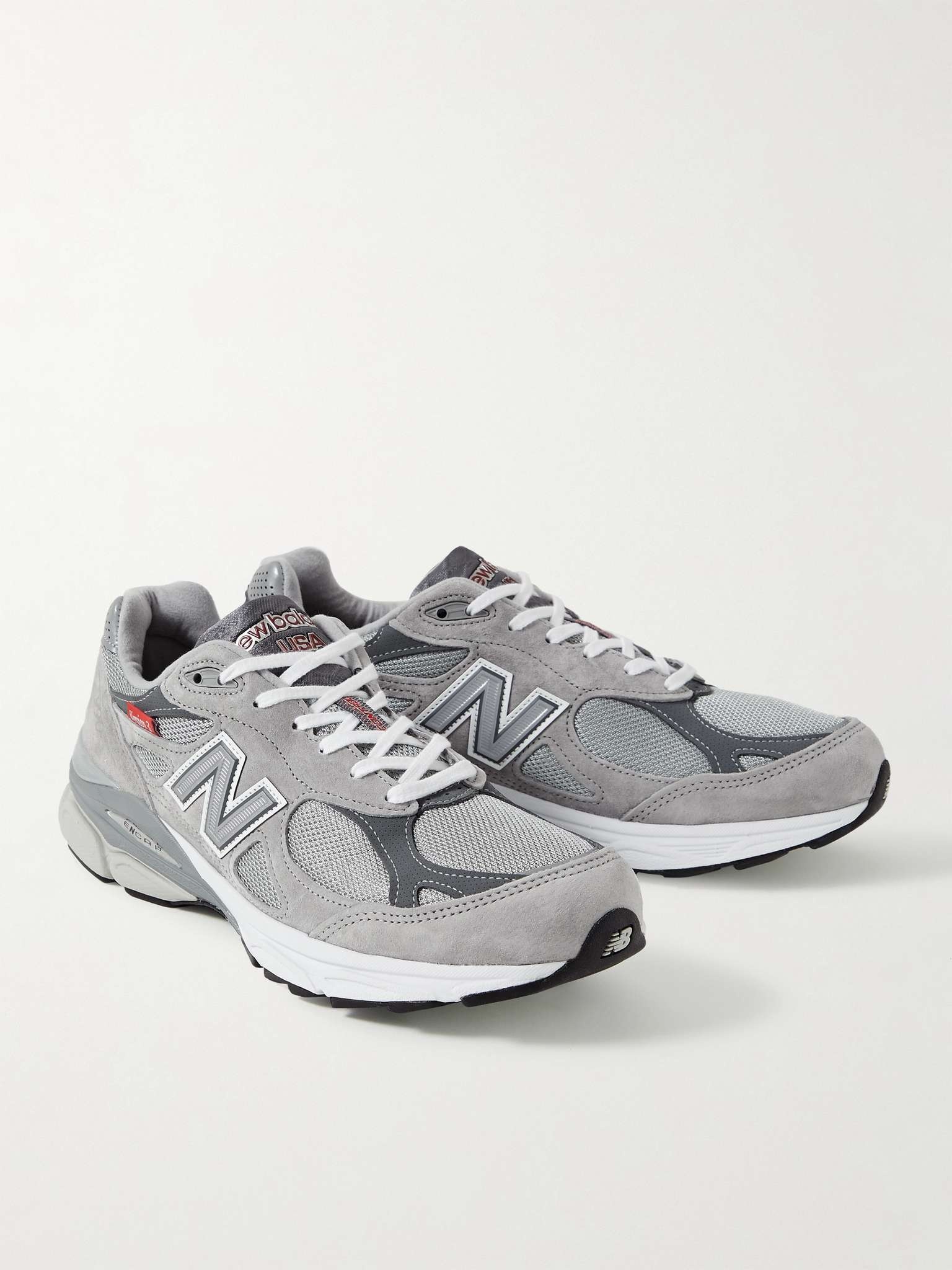 990v3 Suede and Mesh Sneakers - 4