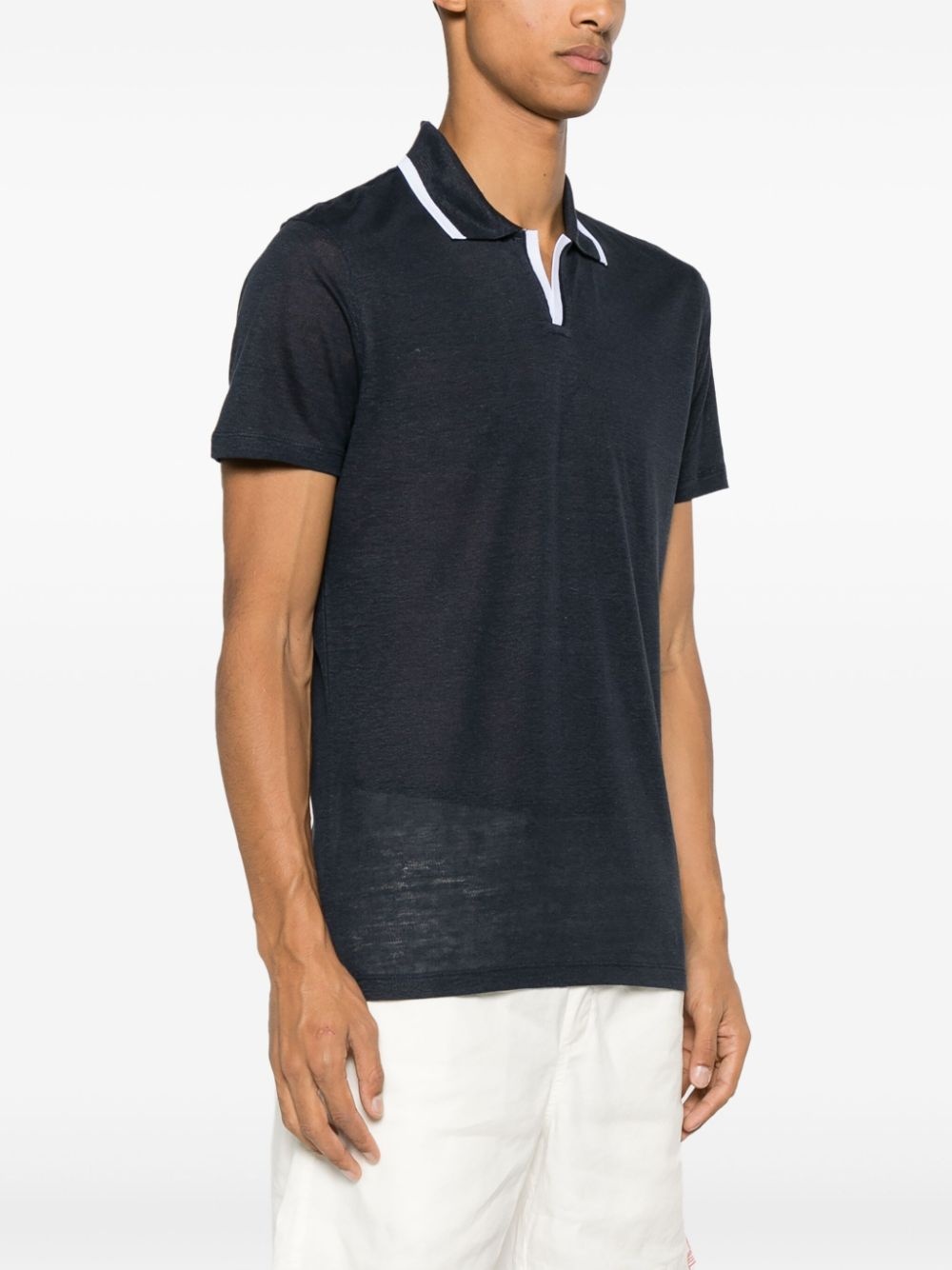 Felix linen piquÃ© polo shirt - 3