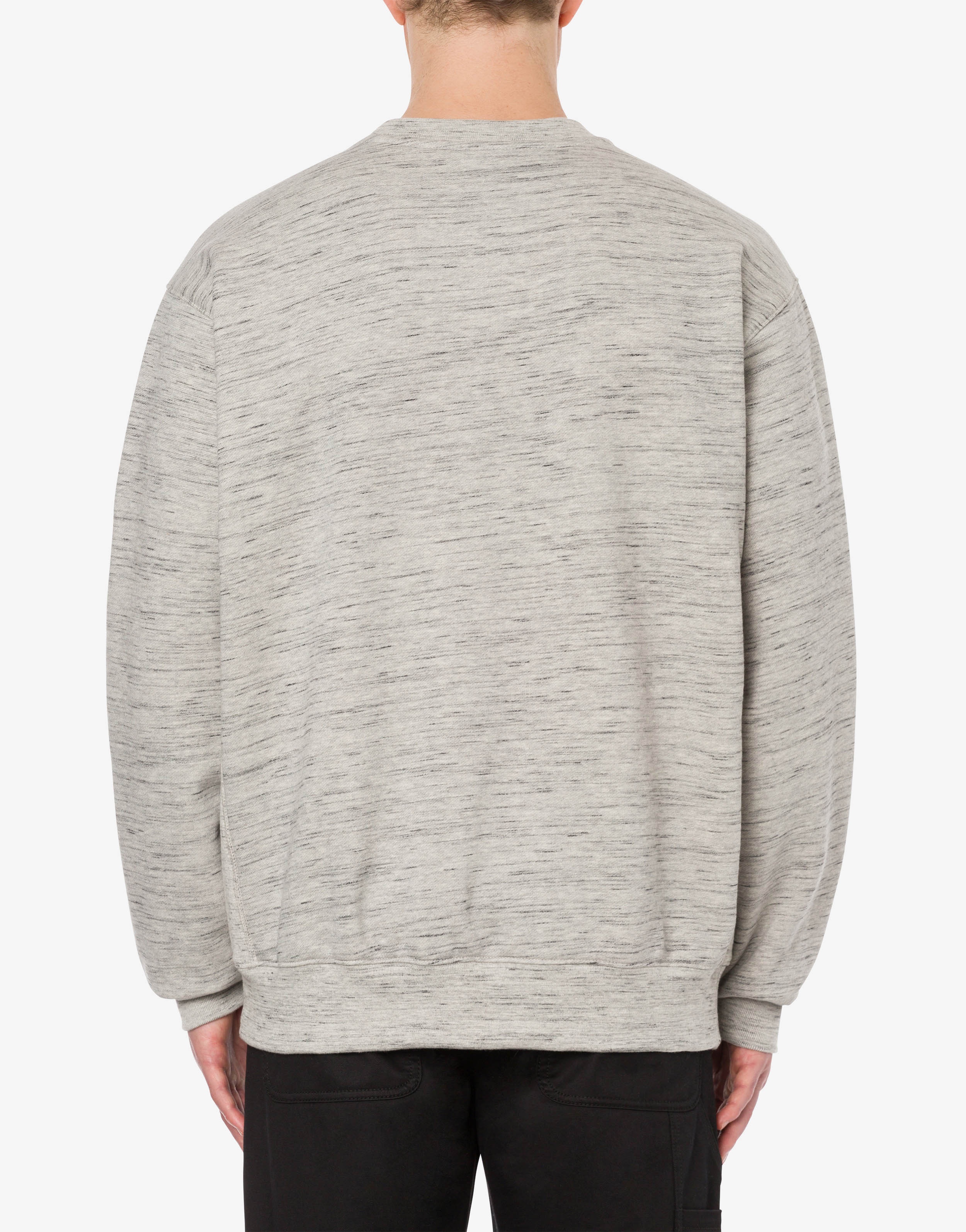MOSCHINO VARSITY COTTON SWEATSHIRT - 3