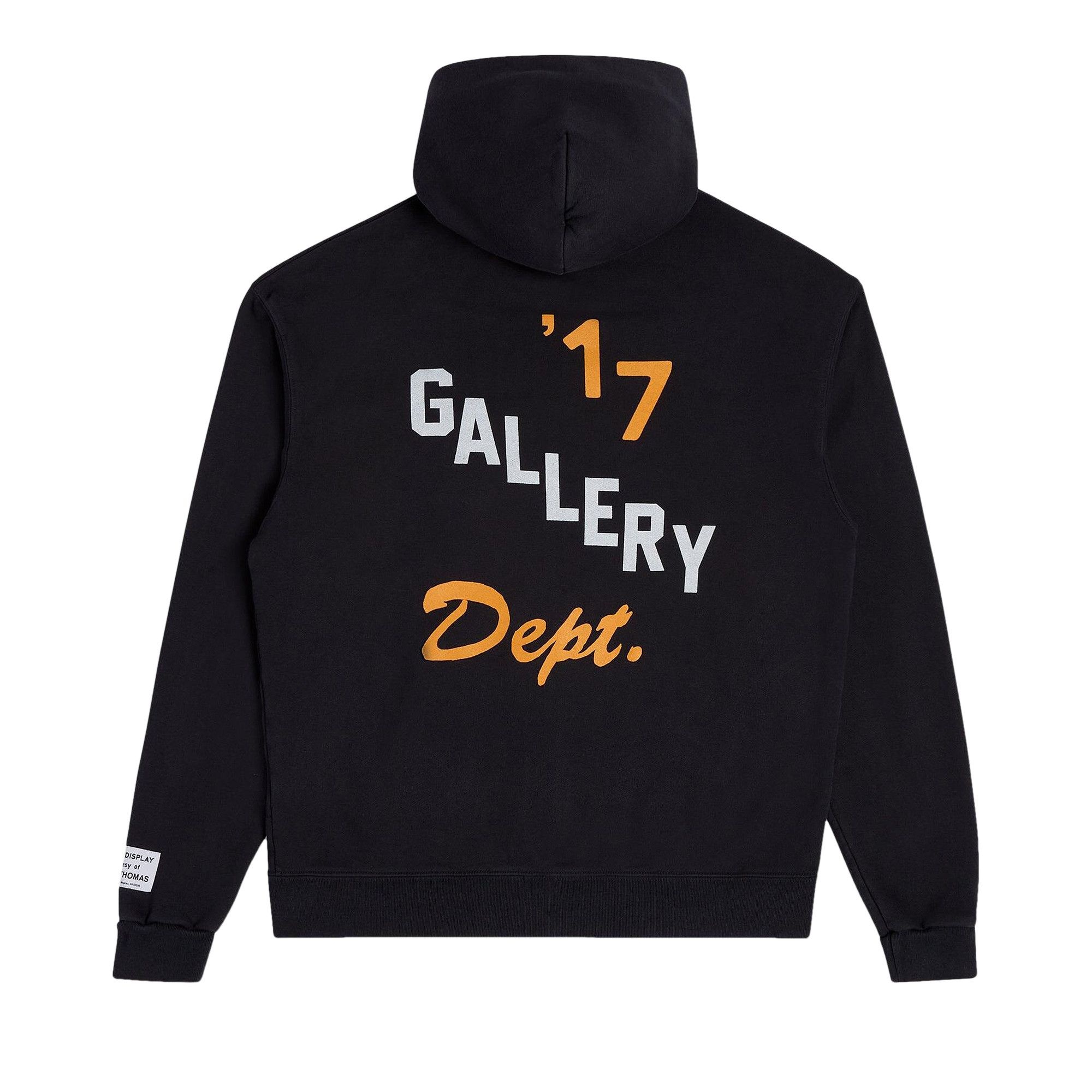 Gallery Dept. Boxing Merch Zip Hoodie 'Vintage Black' - 2