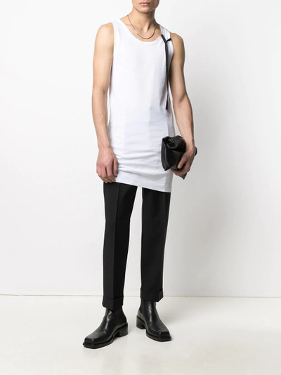 Ann Demeulemeester tie-detail cotton vest outlook