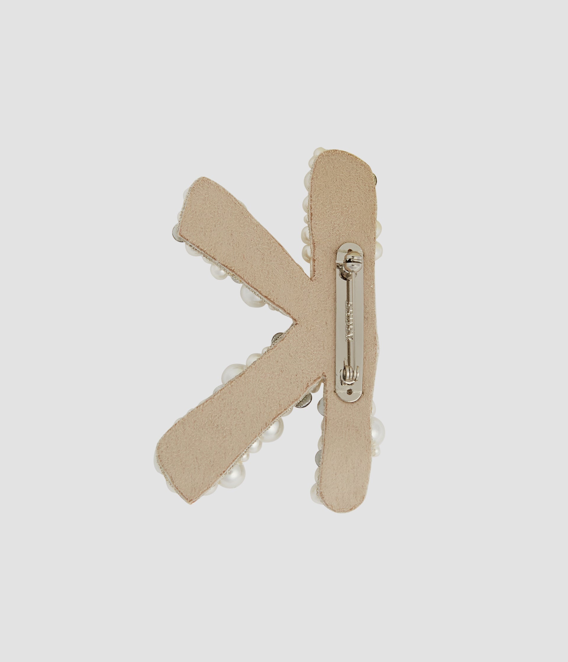 PEARL ALPHABET BROOCH K - 3