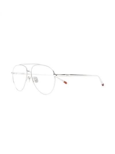 Brioni aviator-style glasses outlook