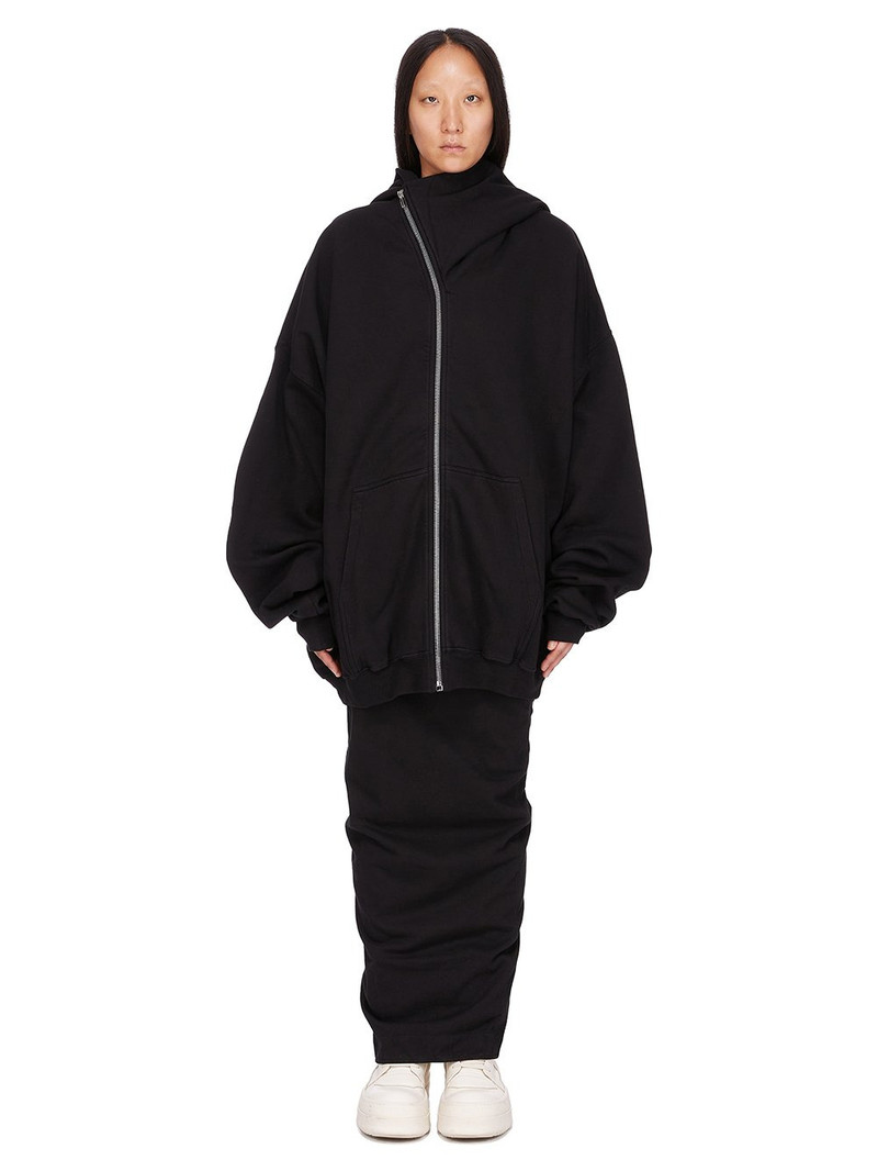 Rick Owens DRKSHDW hooded zip-up sweatshirt outlook