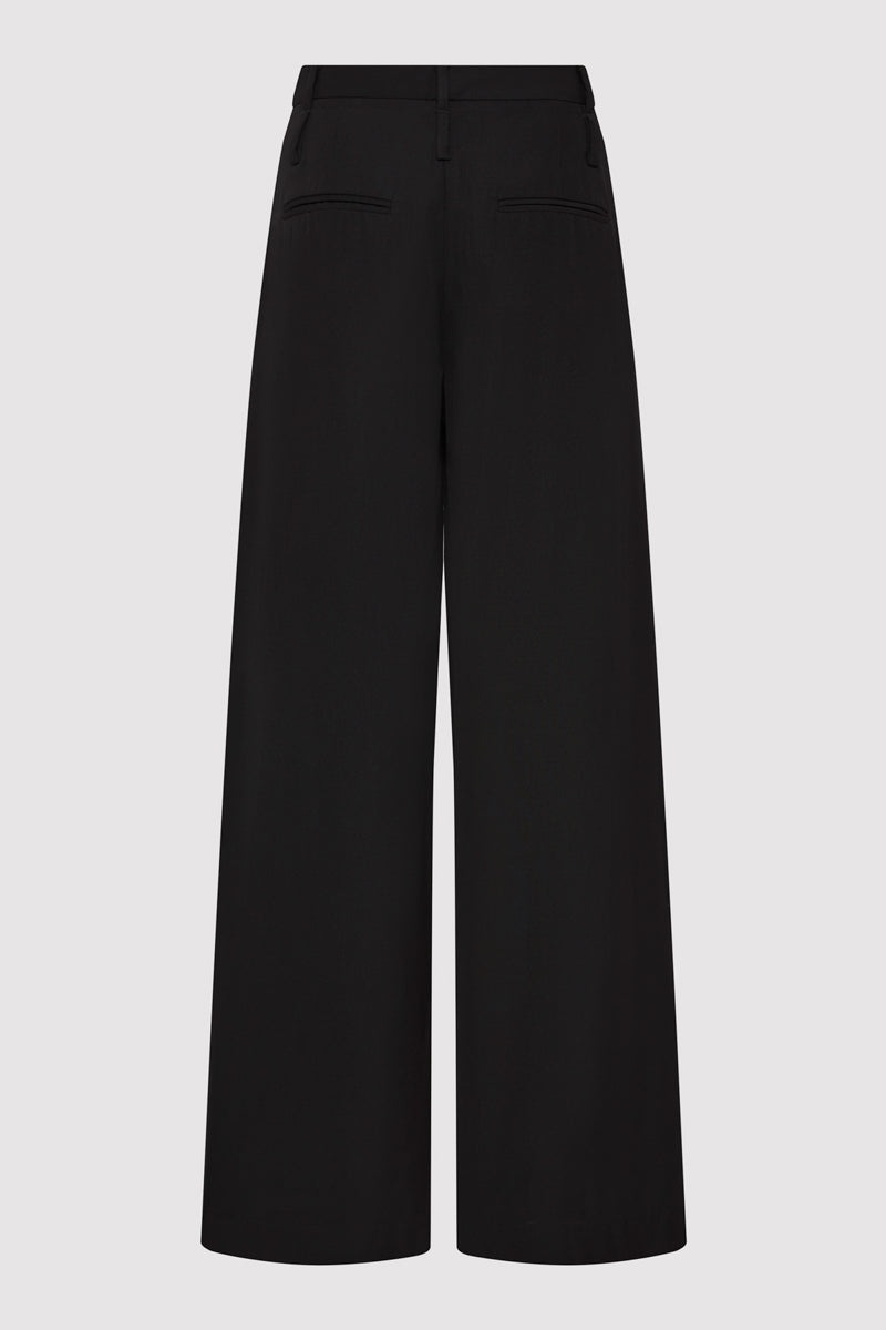 Double Loop Pants - Black - 8