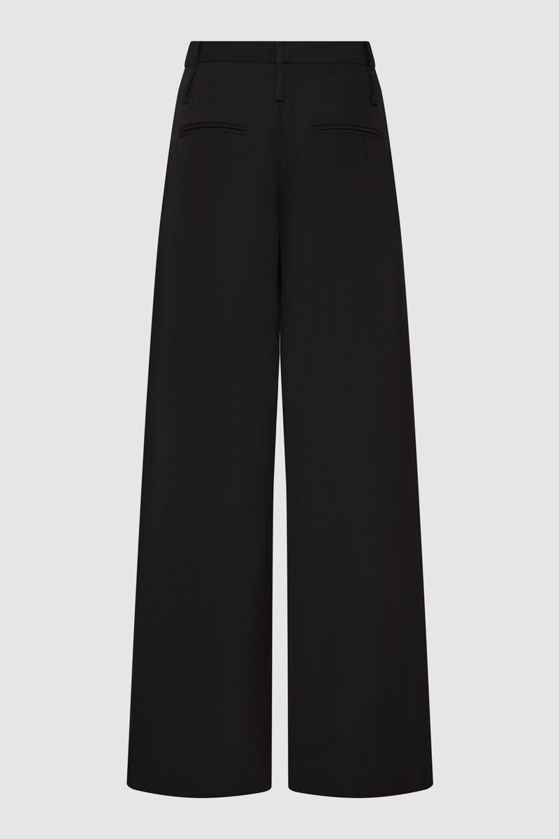 ST. AGNI Double Loop Pants - Black outlook