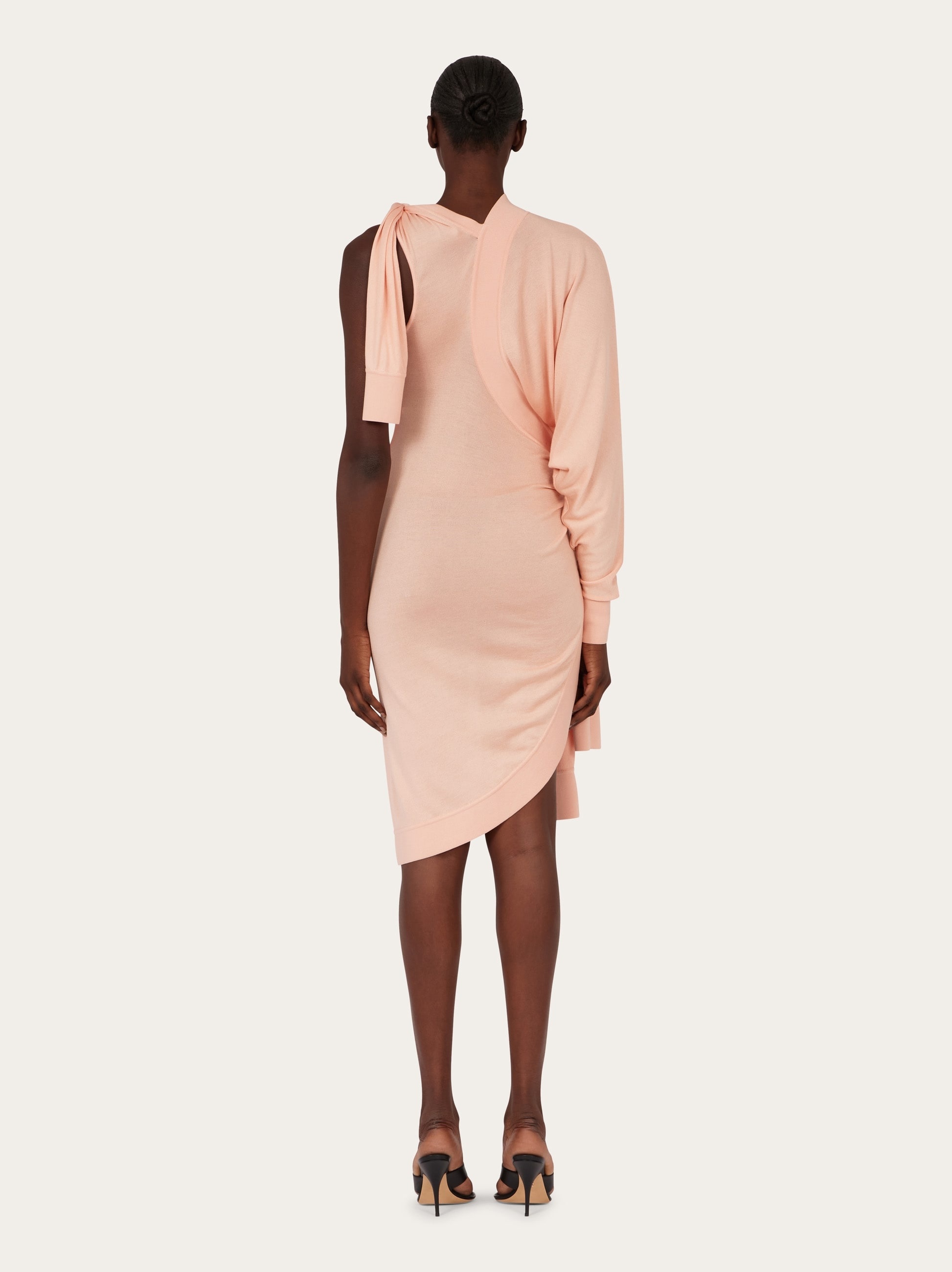 Asymmetric knitted dress - 4
