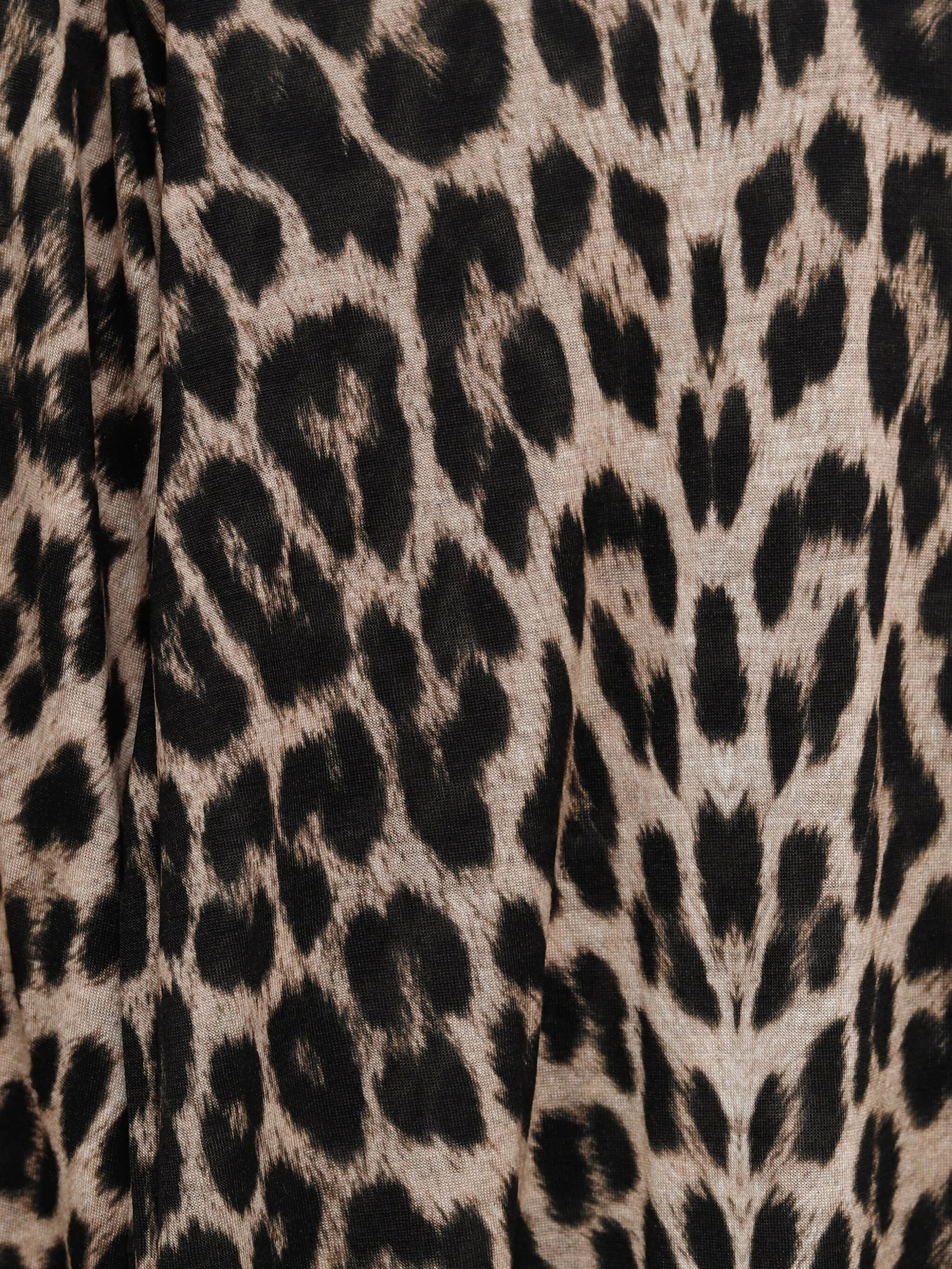 Baserange Leopard-print Bell-sleeve T-shirt - 2