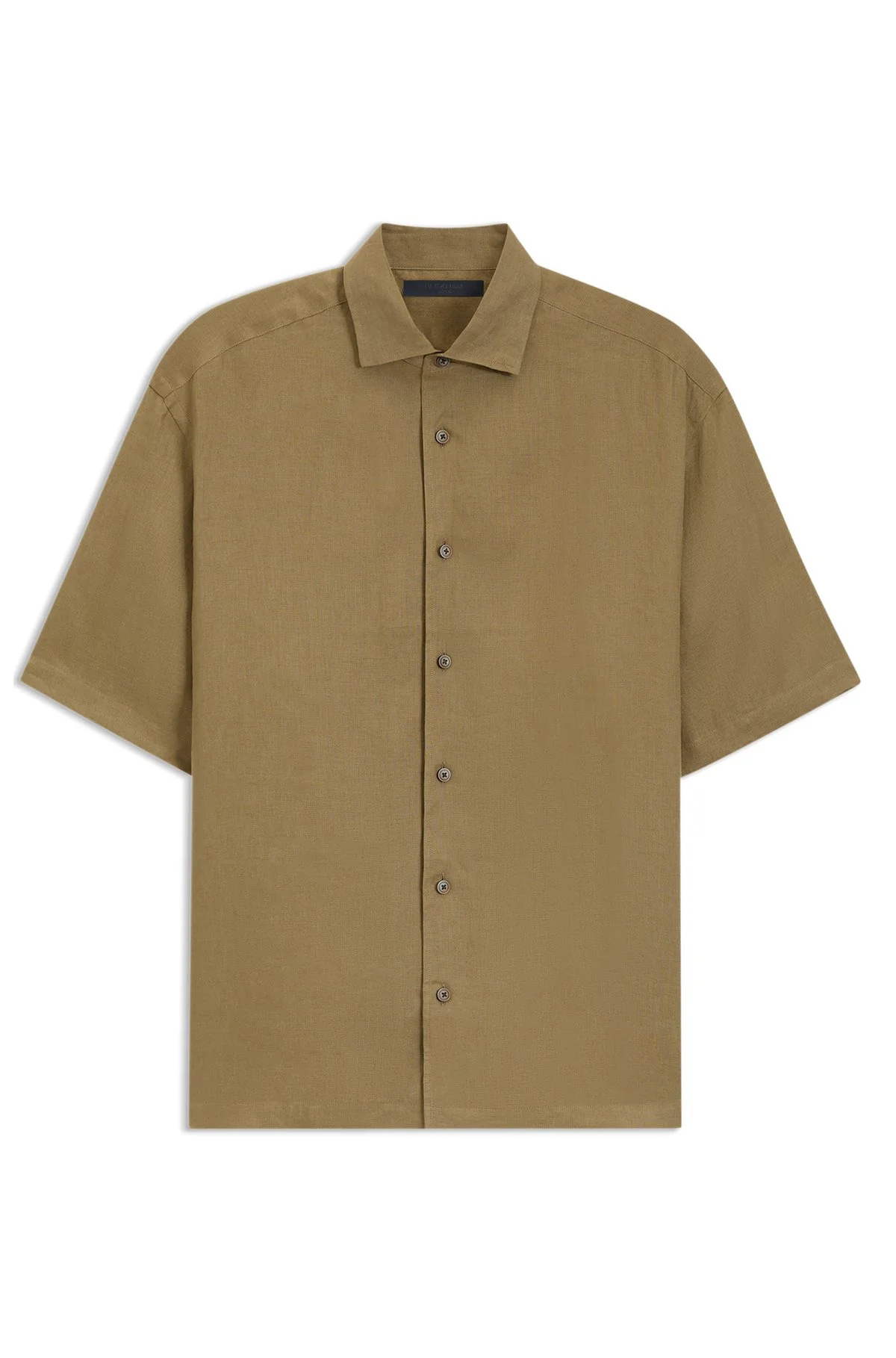 BECKHAM X BOSS RELAXED-FIT SHIRT IN LINEN - 1