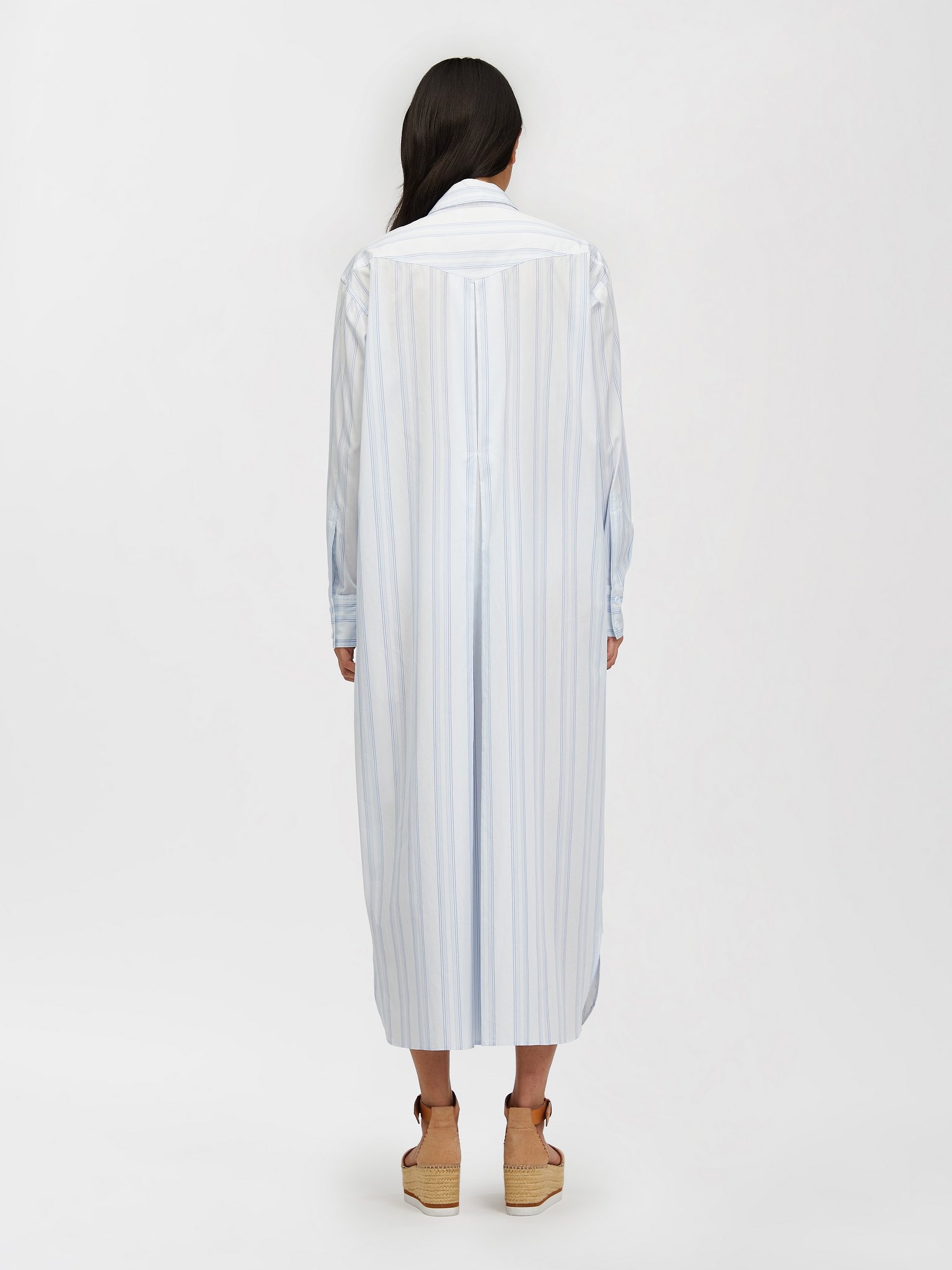 LONG BOYFRIEND SHIRT DRESS - 3