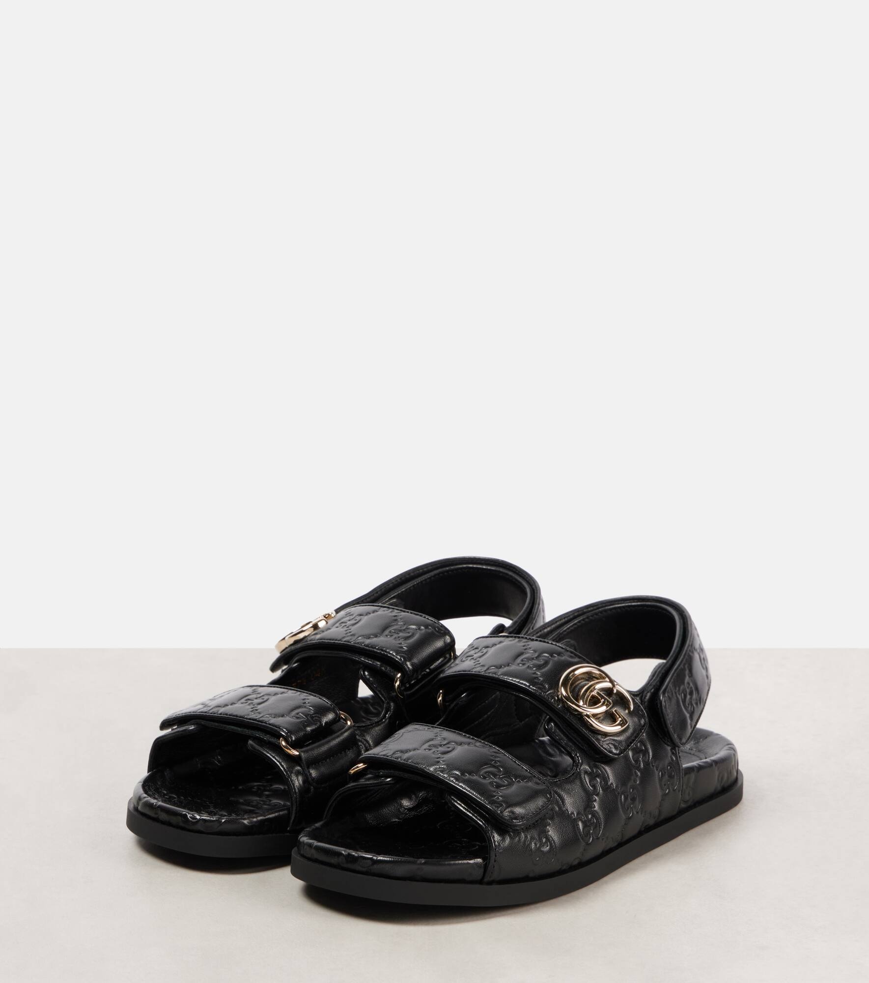 New Marmont GG leather sandals - 4
