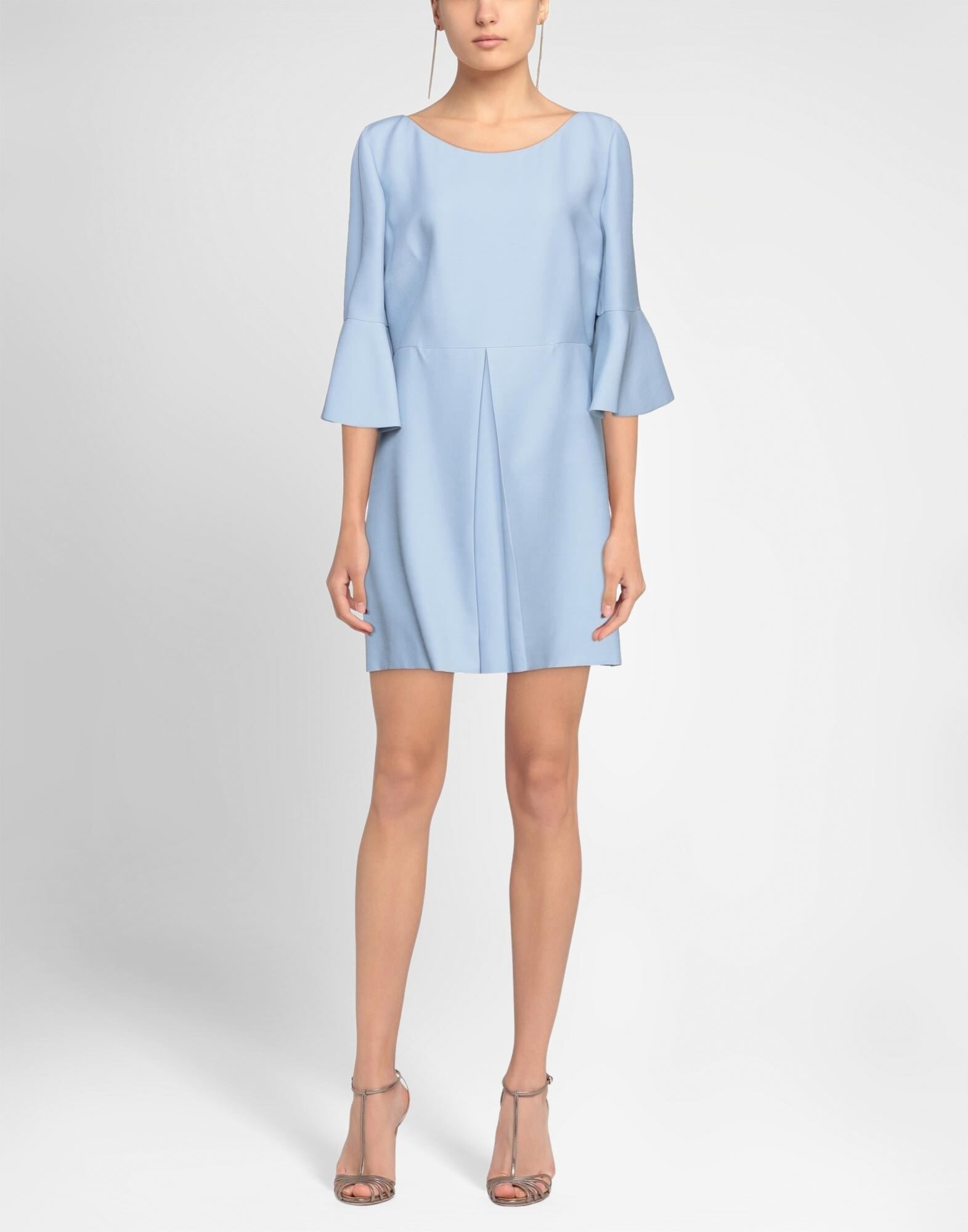 Sky blue Women's Short Dress - 3