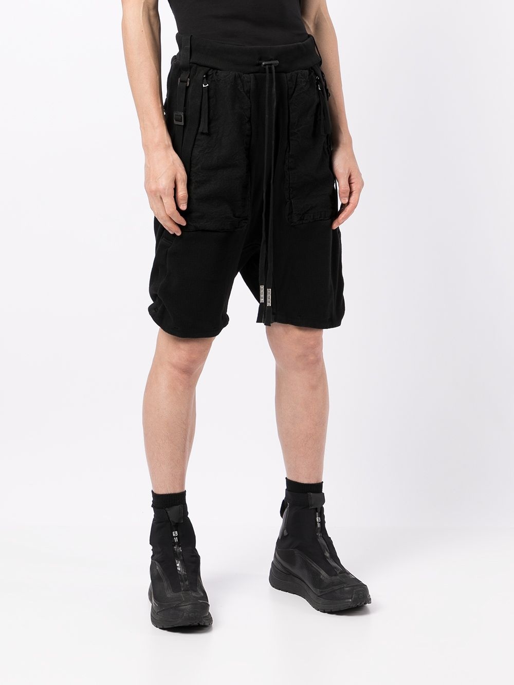 drop-crotch cargo shorts - 3