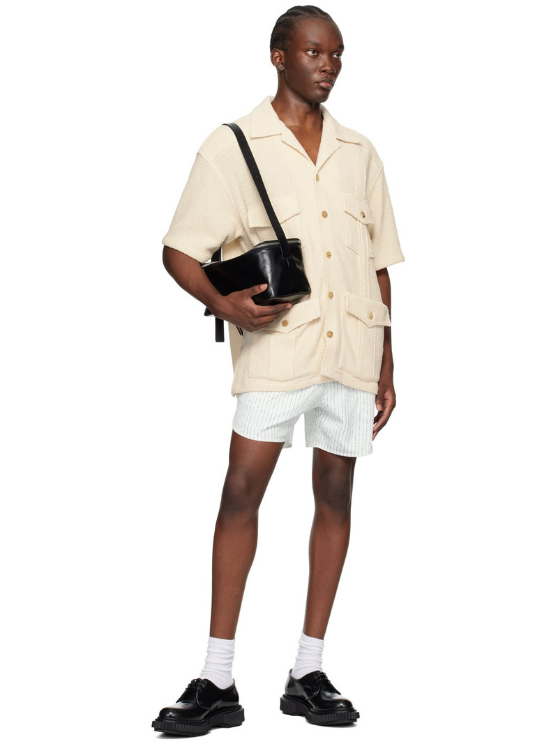RECTO Beige Flap Pocket Shirt outlook