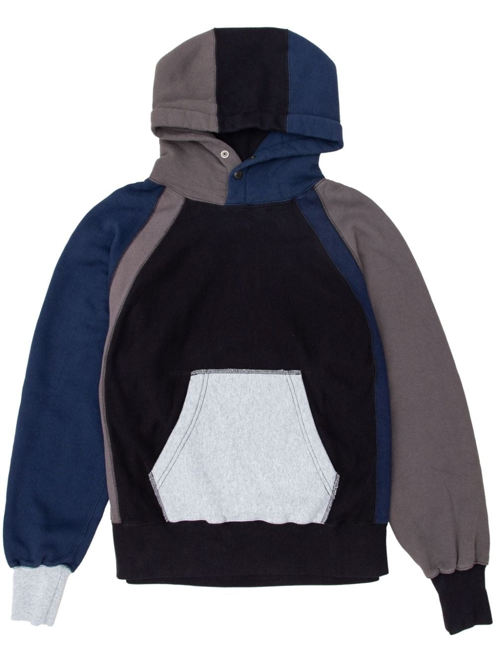 raglan-sleeve hoodie - 1