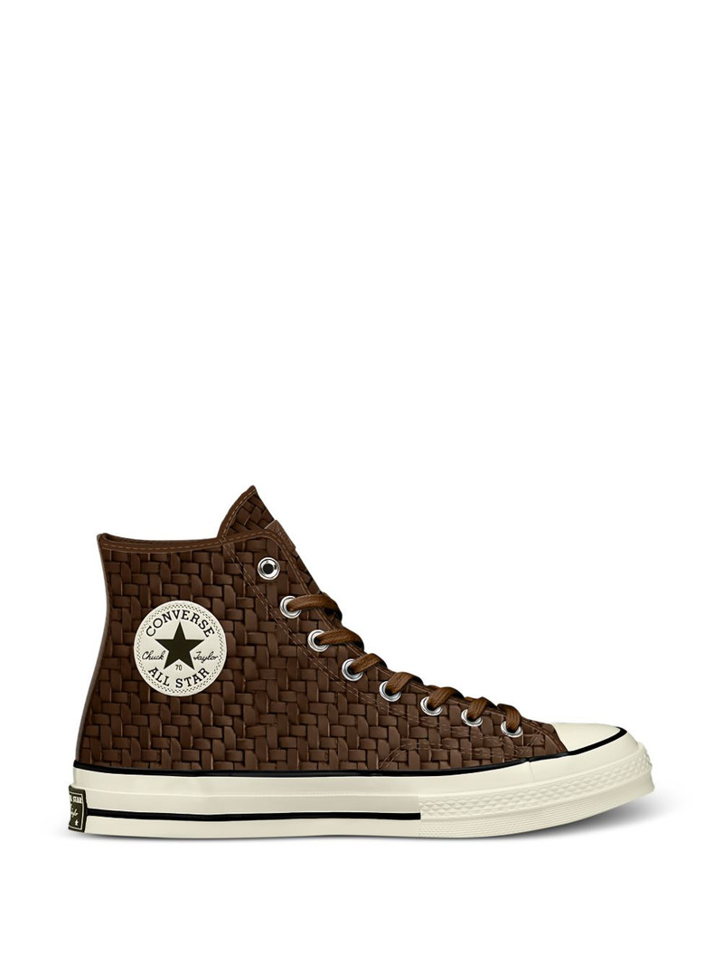 Chuck 70 woven high-top sneakers 1