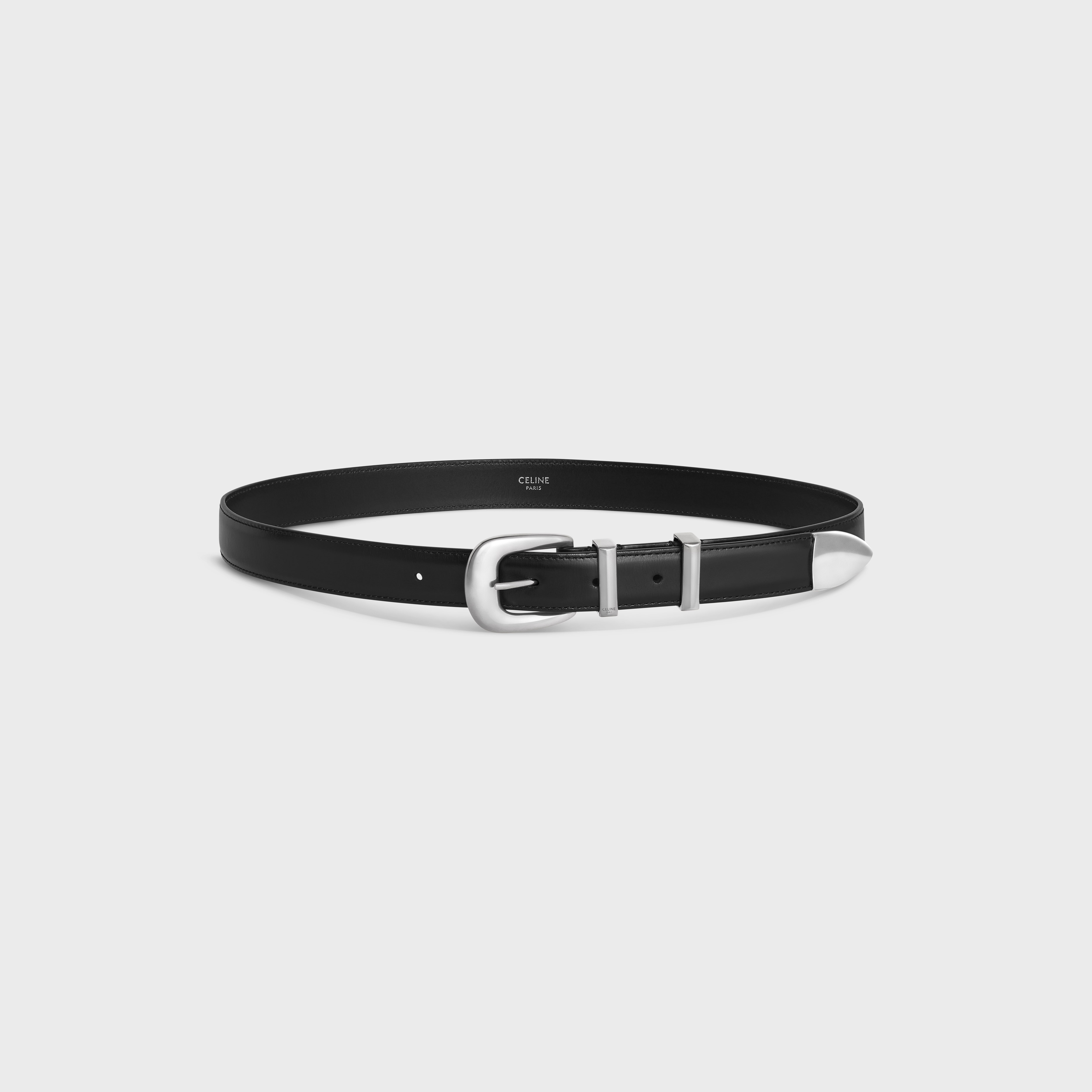 MEDIUM WESTERN BELT in Taurillon Leather - 3
