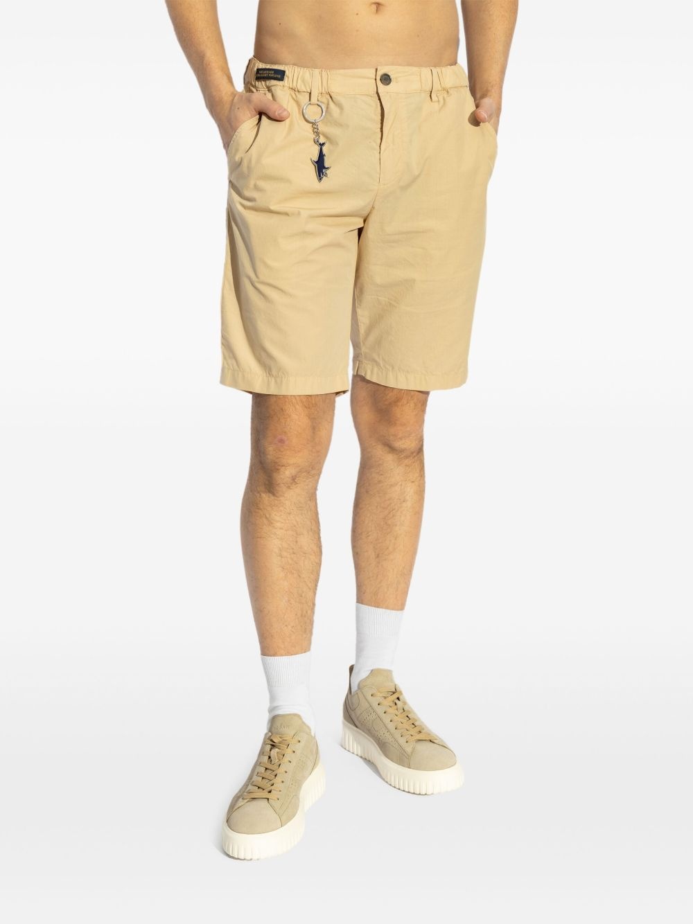 charm-detail chino shorts - 3