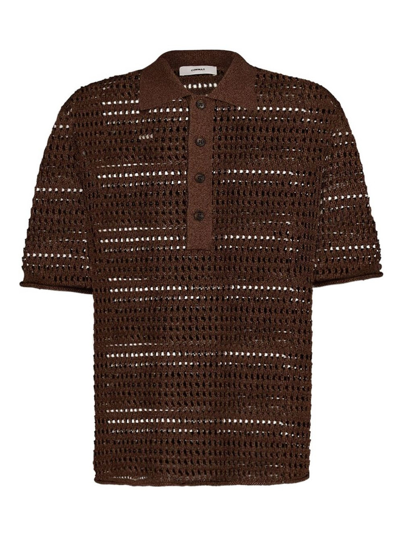 open-work polo shirt 1