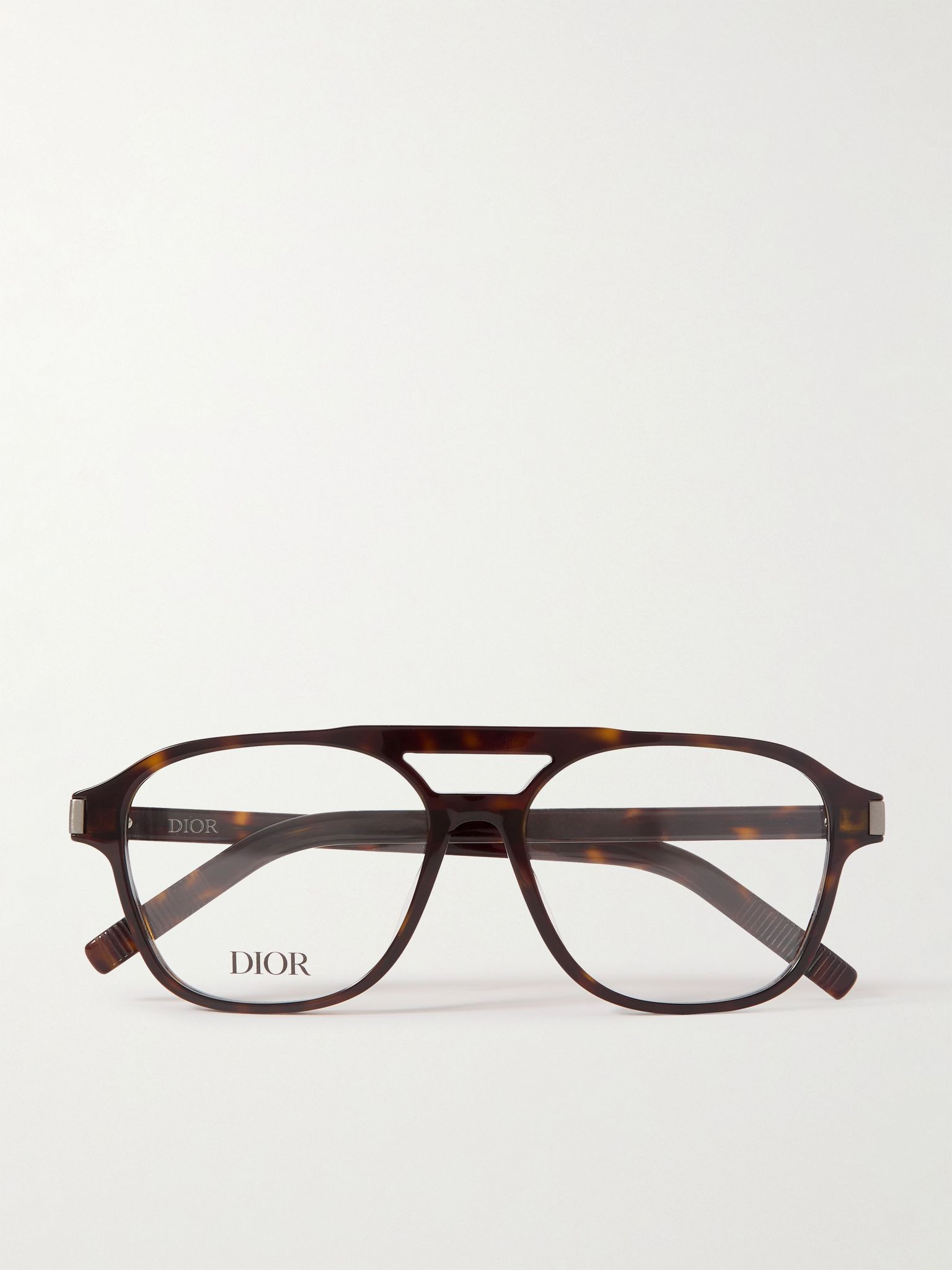 CD IconO N1I Aviator-Style Tortoiseshell Acetate Optical Glasses Tortoiseshell - 1