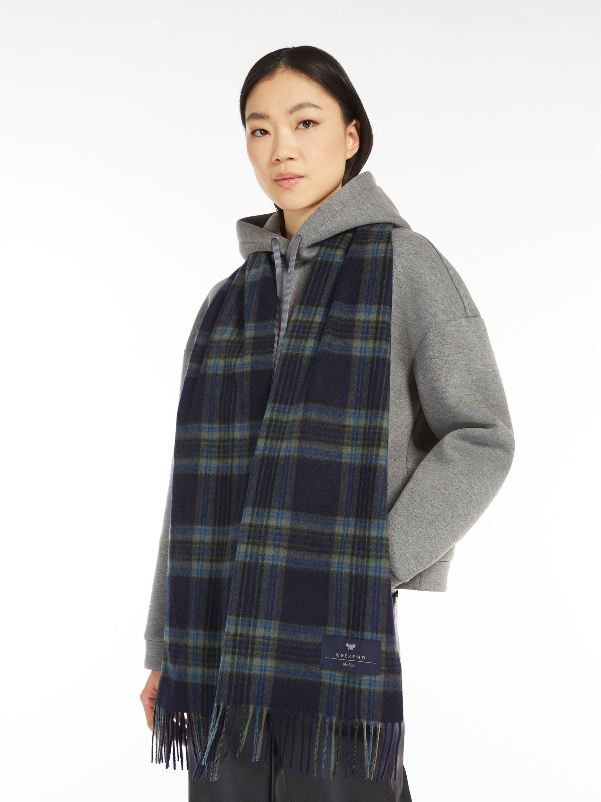 FURIO Tartan cashmere scarf - 4