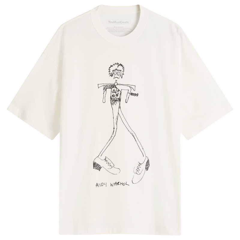 YMC x Bat Girls & Acid Boys Andy Warhol T-Shirt 1