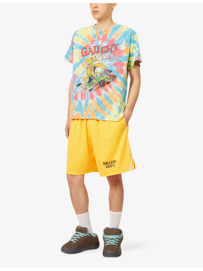 GALLERY DEPT. Venice Logo-Print Woven Court Shorts outlook