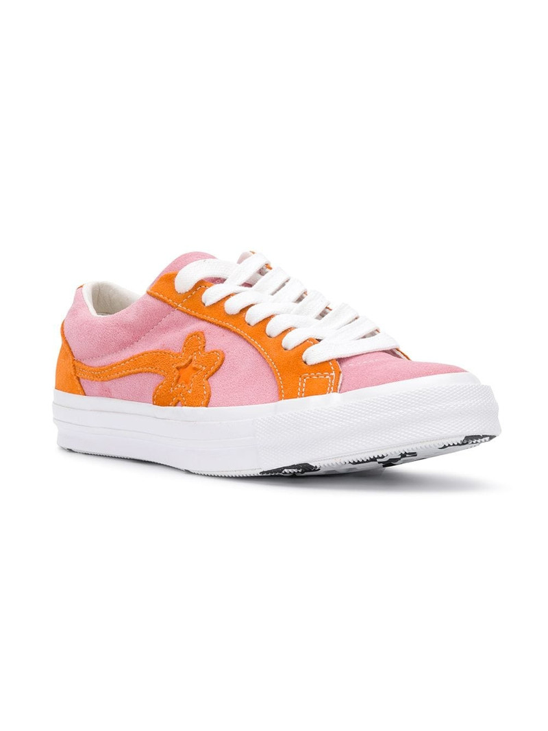 Converse floral embellished sneakers outlook