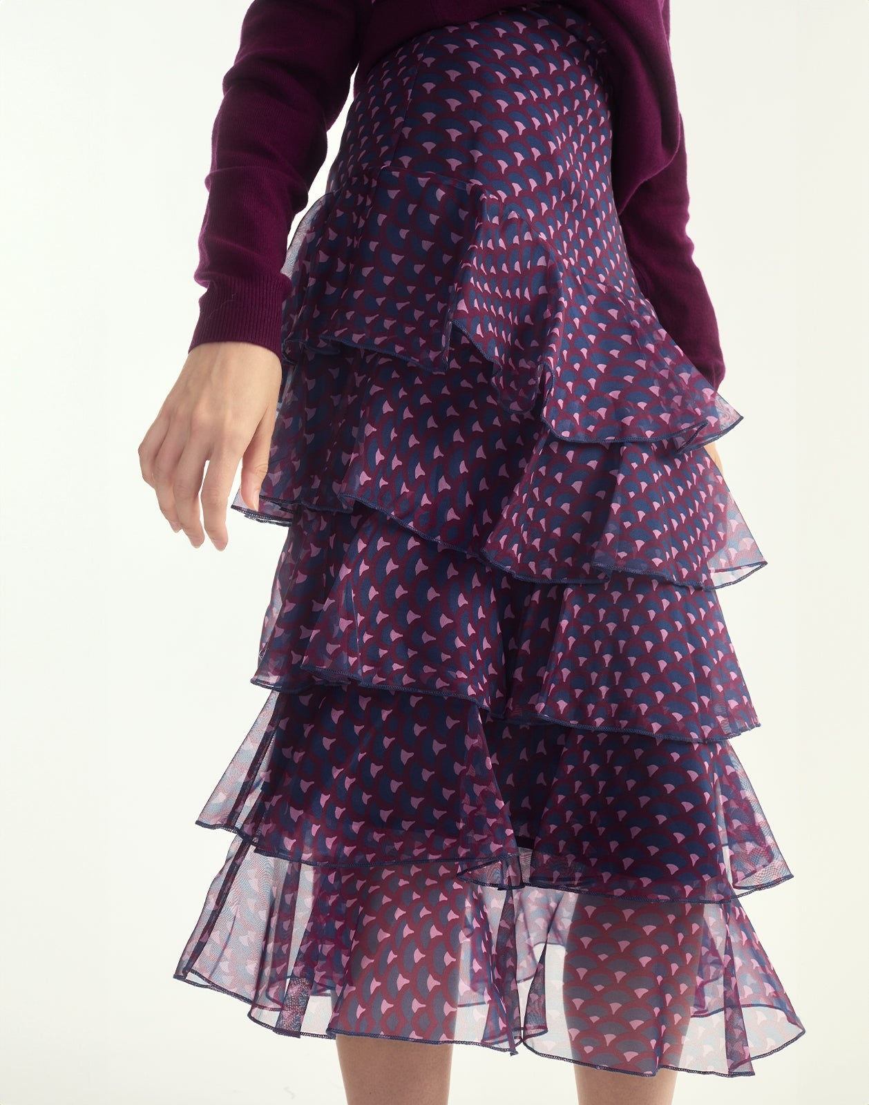 Prim Silk Organza Skirt - 8