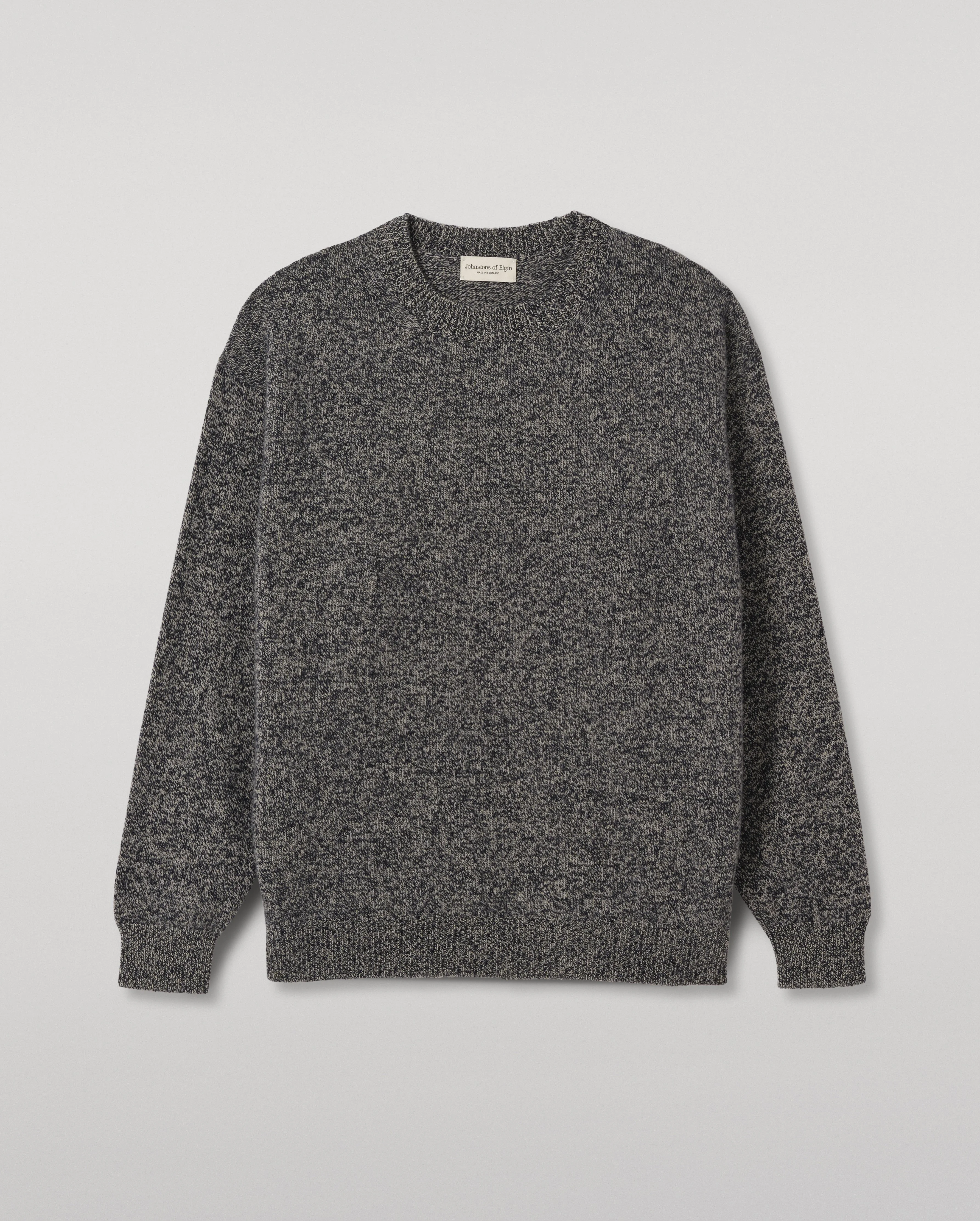 Craigie Dark Blue Lambswool Jumper - 1