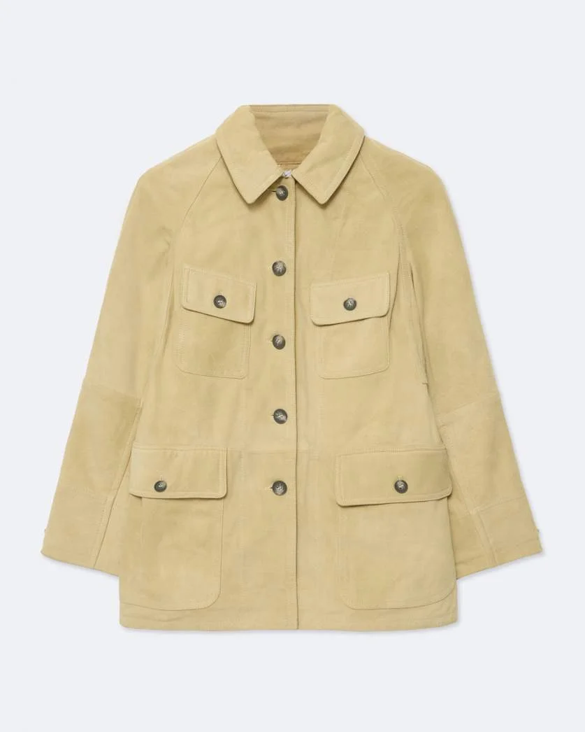 ROIYA SUEDE HUNTING JACKET - 1