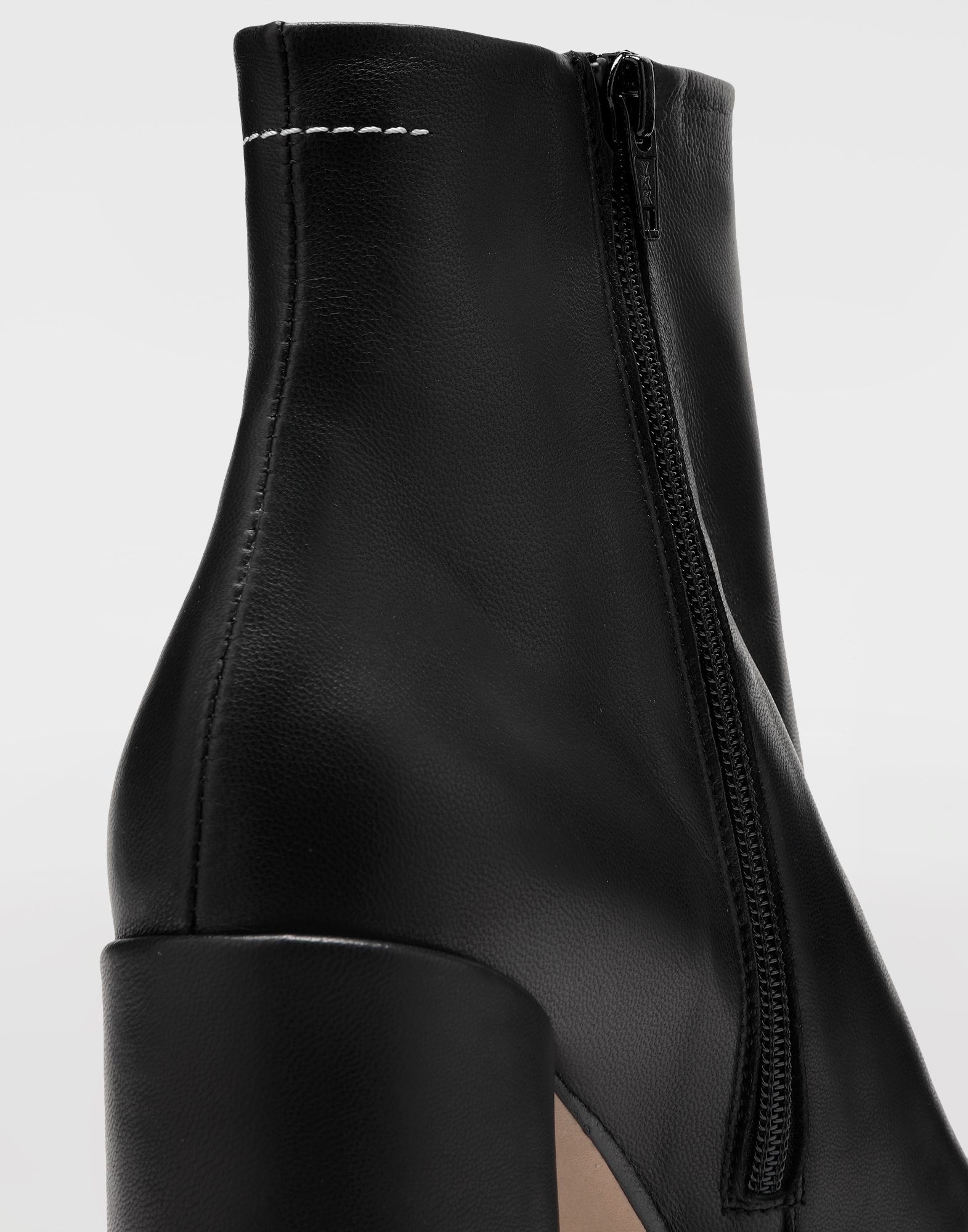 6-heel leather ankle boots - 5