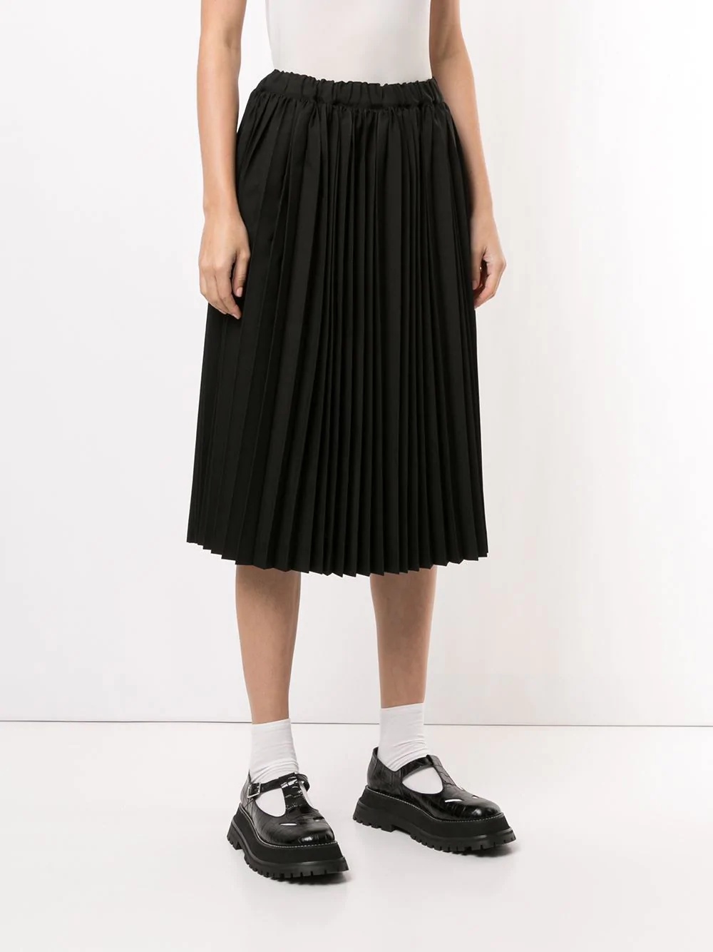 oxford pleated skirt - 3