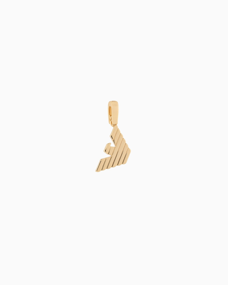 EMPORIO ARMANI GOLD-TONE BRASS CHARM 1