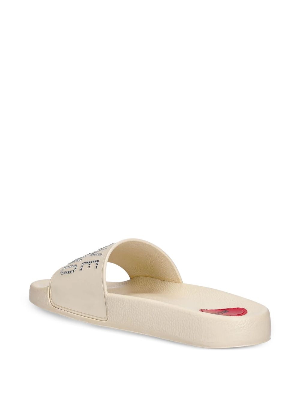 rhinestone-embellished slides - 3