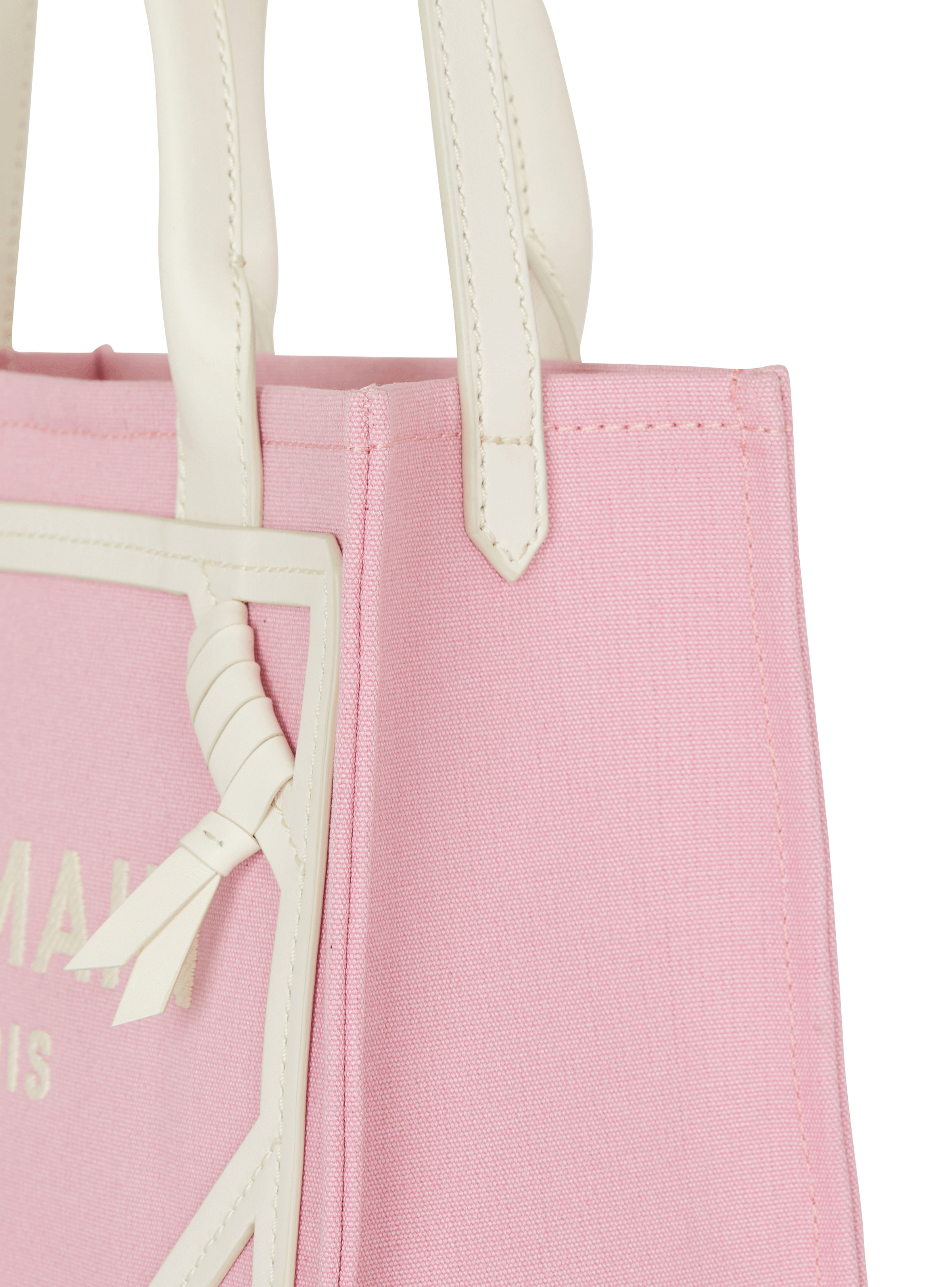 B-Army Small canvas and leather tote bag - 5