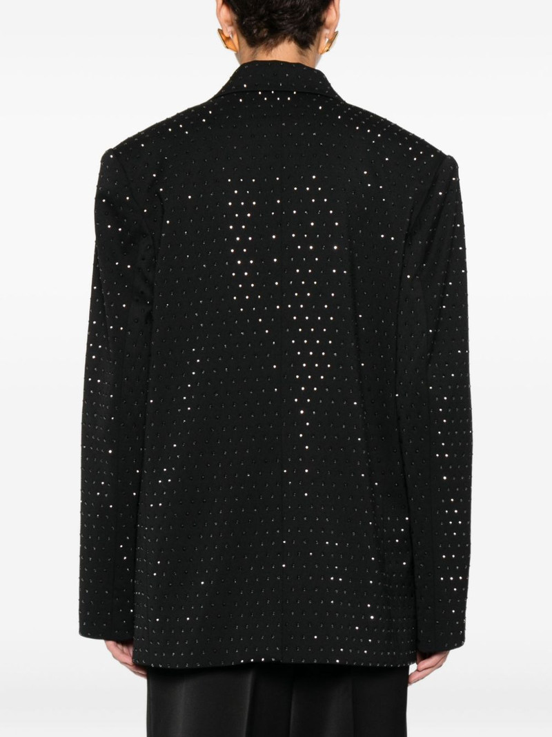 single-breasted crystal-embellished blazer 4