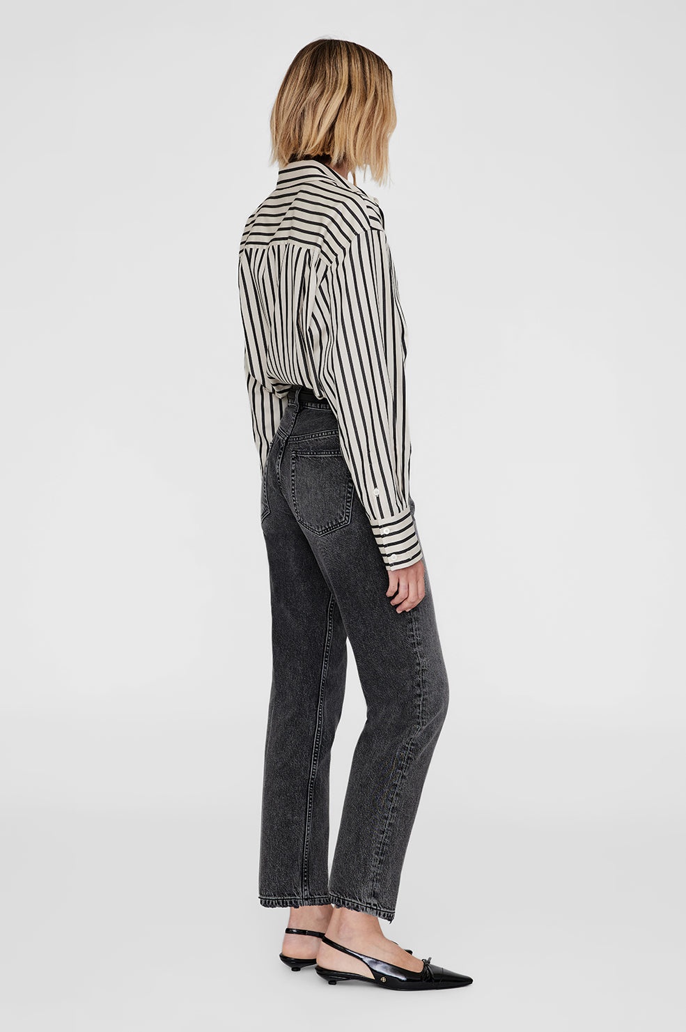 Plaza Shirt - Black And Tan Stripe - 3