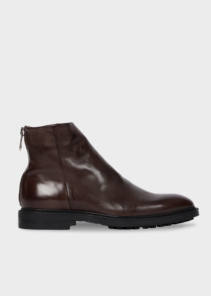 Brown Leather 'Nik' Boots 1